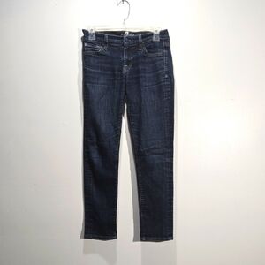 7 For All Mankind Straight Leg Lower Rise Roxanne Jeans 25W